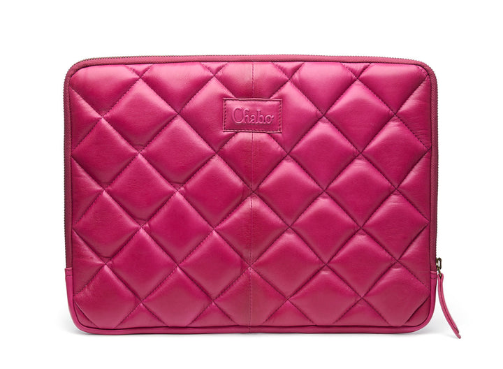 Milano Padded Laptop Sleeve 13/14 inch Fuchsia