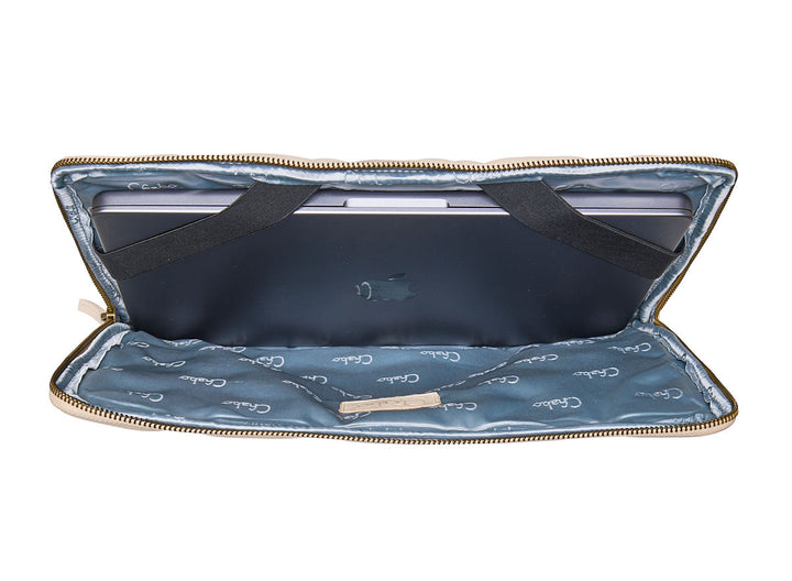 Milano Padded Laptop Sleeve 15/16 inch Off White