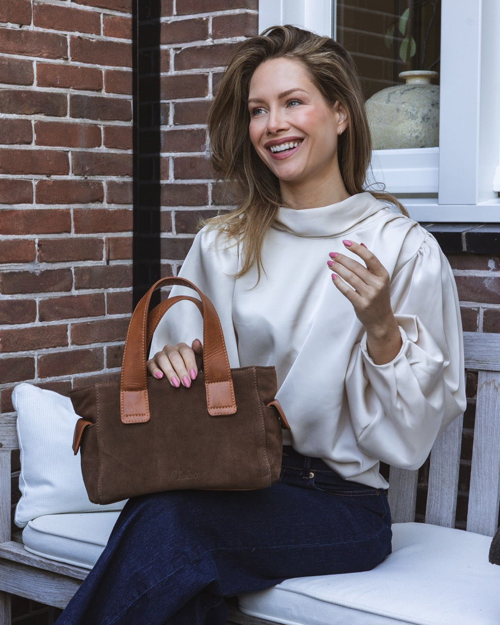 Suede Sophie Cognac