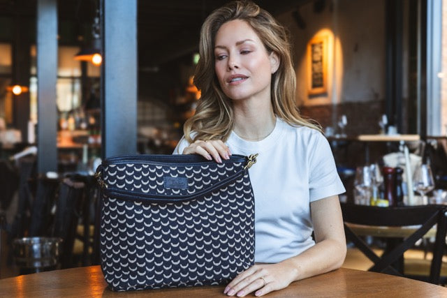 Suus Shoulder Bag Blue/Sand