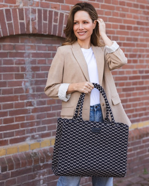 Suus Shopper Blue/Sand