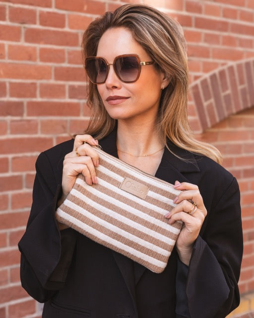 Suus Crossbody Sand/Stripe