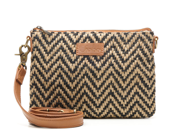 Romio Jaquard Crossbody cognac