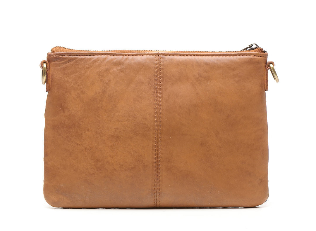 Romio Jaquard Crossbody cognac