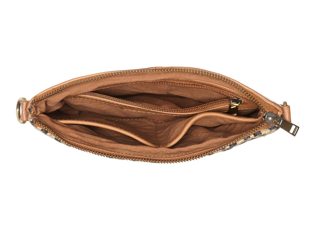 Romio Jaquard Crossbody cognac