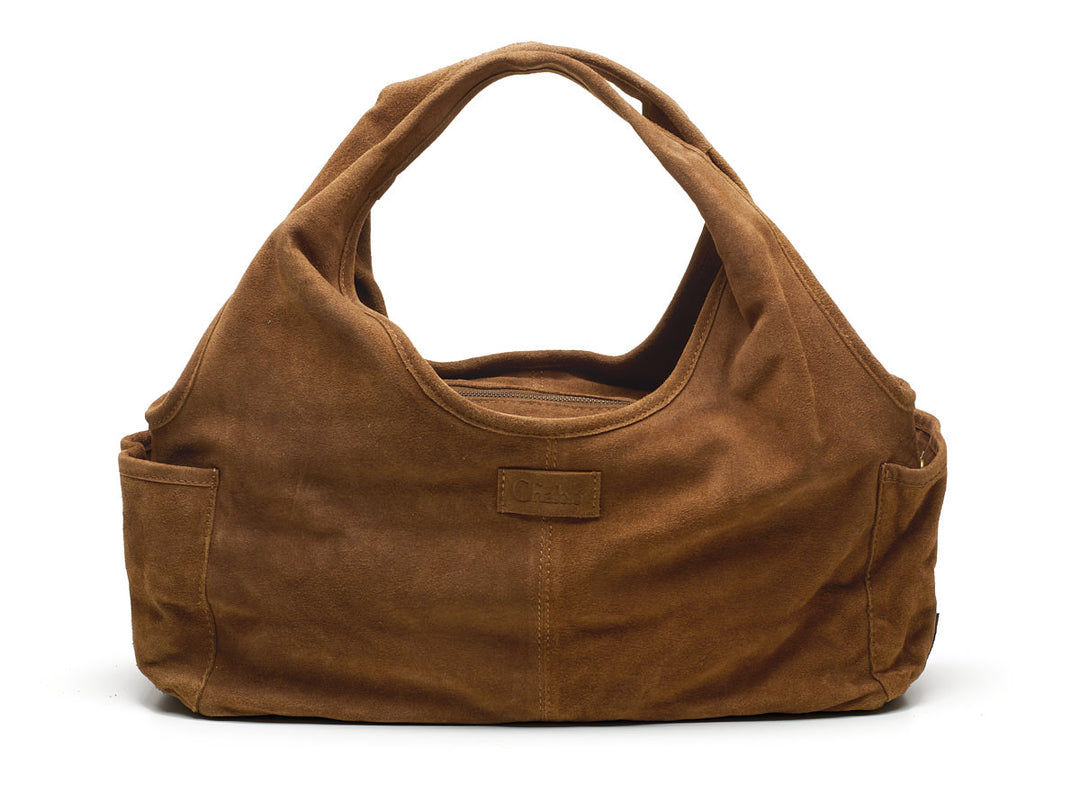 Suede Sophie Mini Shopper Light Cognac