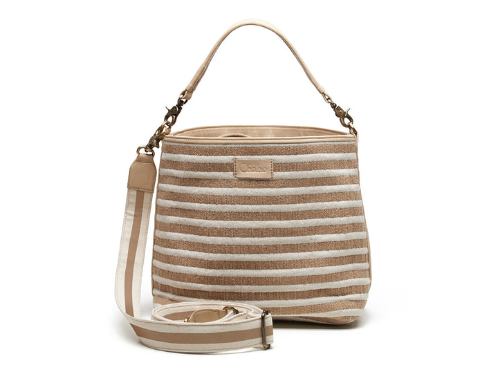 Suus Shoulder Bag Sand/Stripe