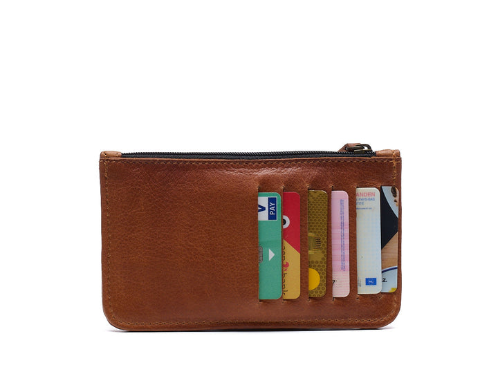 Cards & Coins Wallet Camel