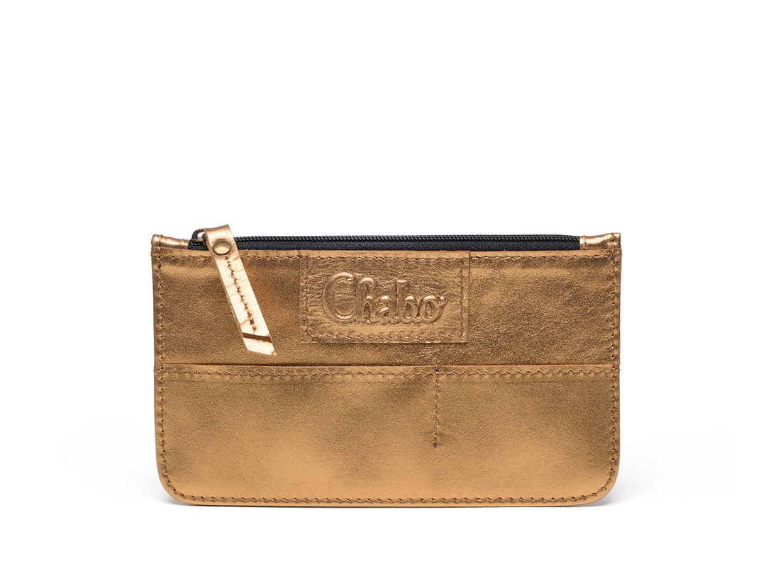 Cards & Coins Wallet Light Gold