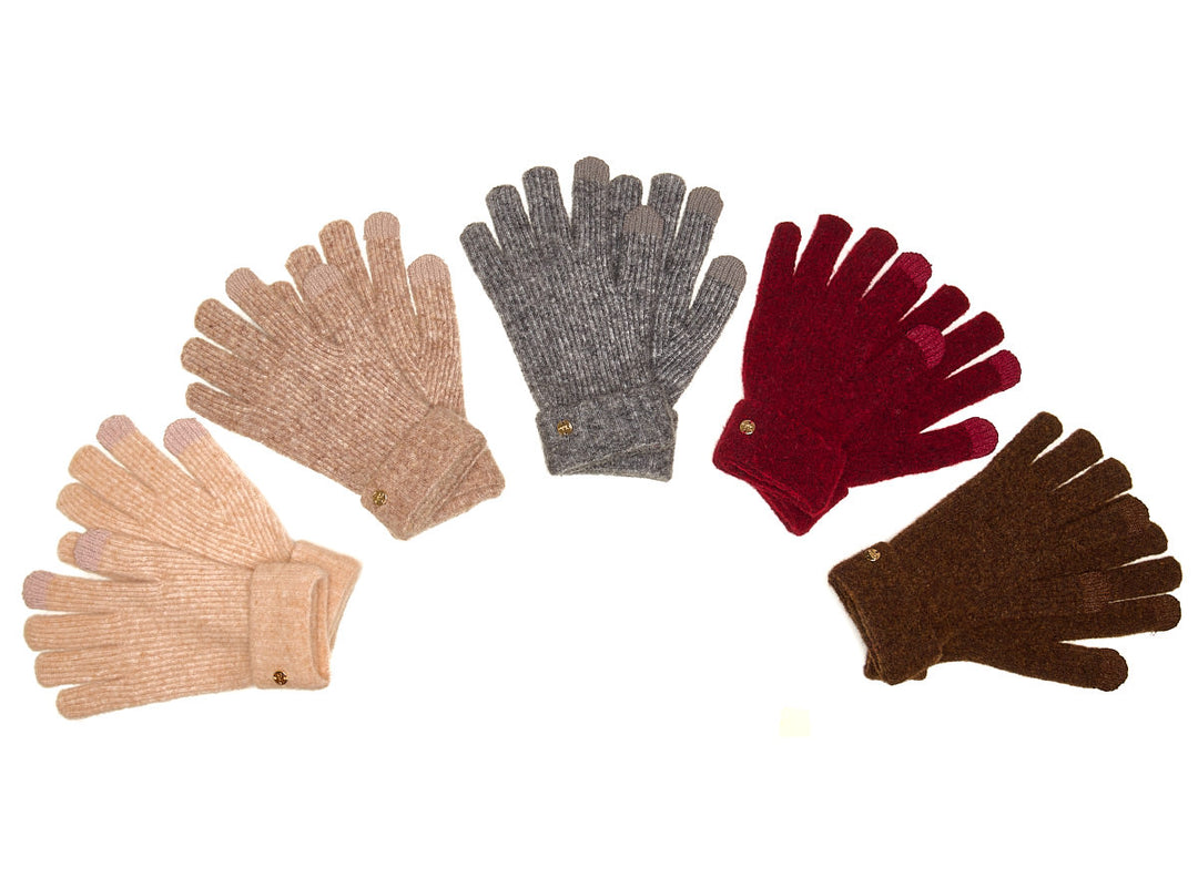 Bilbao Knitted Gloves Sand