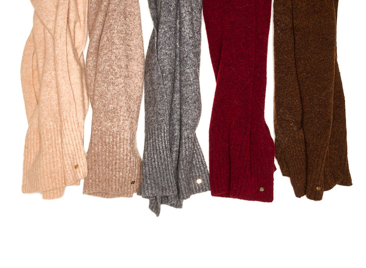 Bilbao Knitted Scarf Dark Grey