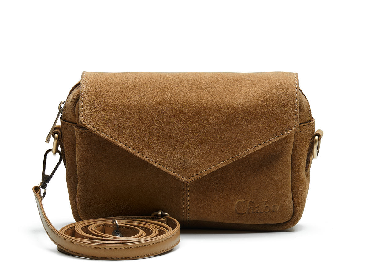 Rio Romy Suede Light Cognac – Chabo Bags