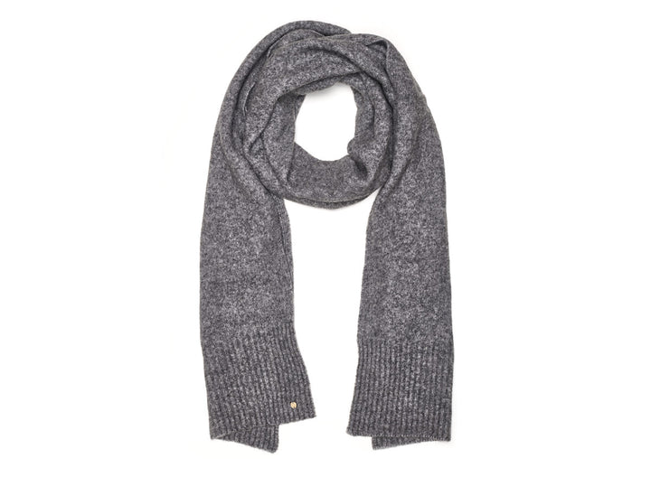 Bilbao Knitted Scarf Dark Grey