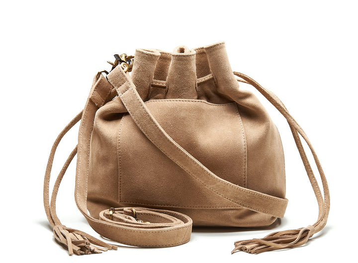 Suede Posse Pouch Sand