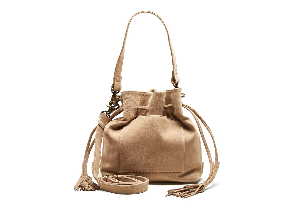 Suede Posse Pouch Sand