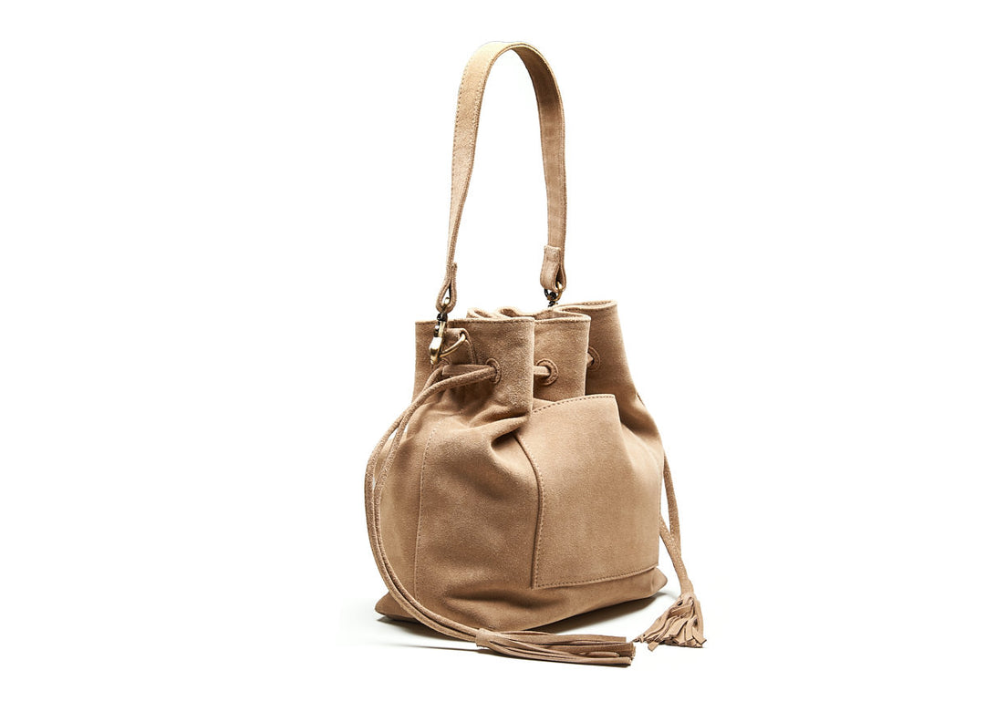Suede Posse Pouch Sand
