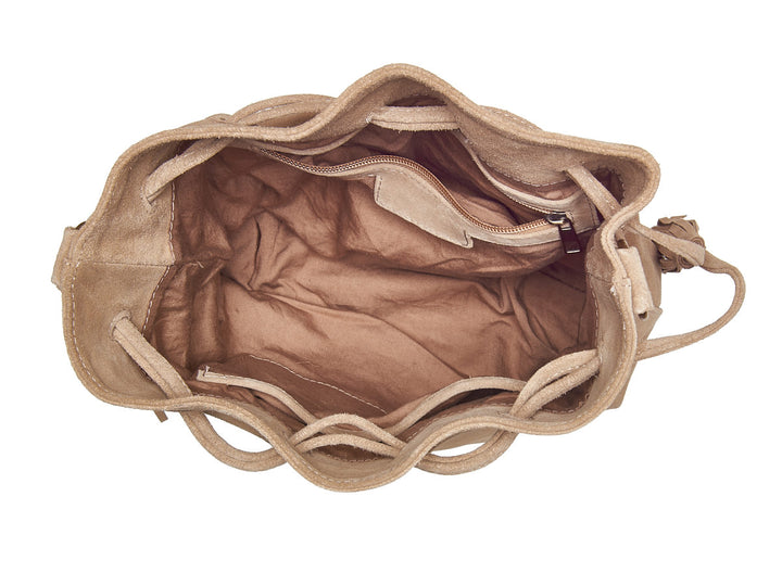 Suede Posse Pouch Sand