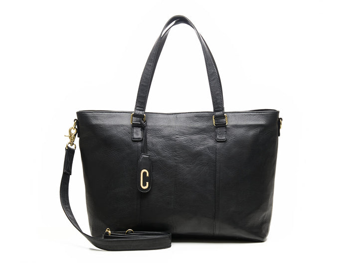 Chabo Business Bag/Leren werk tas Black