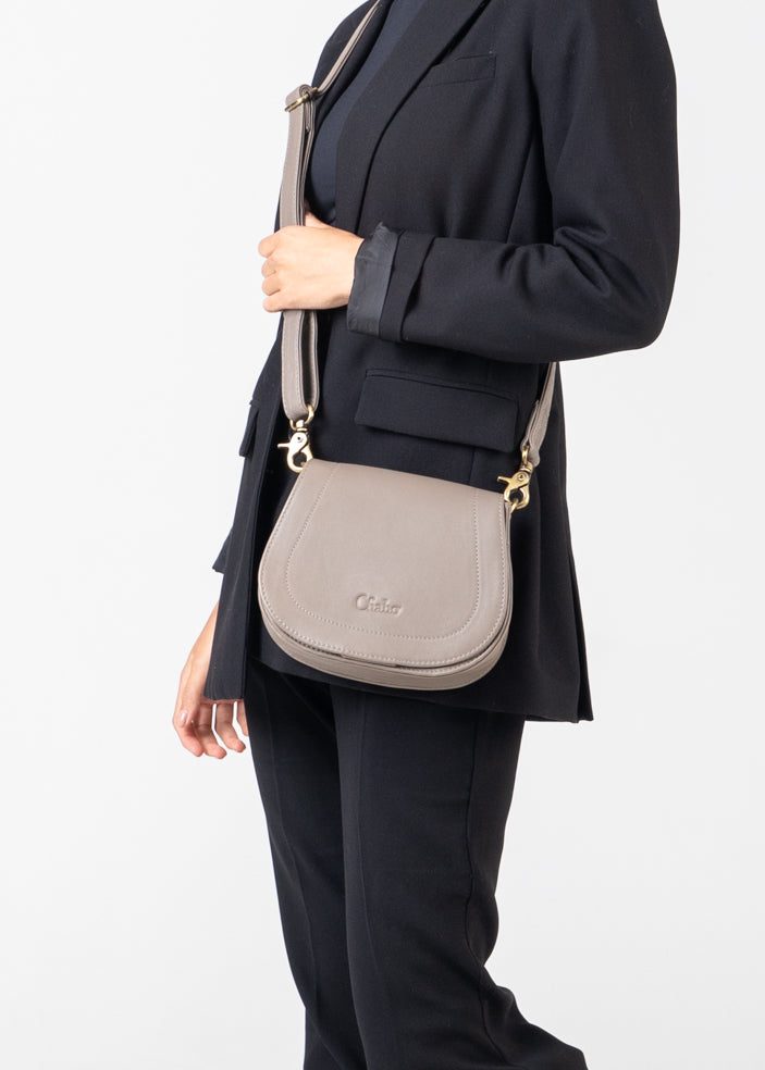 Susy Saddle Bag Grey